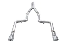 Track Edition Exhaust for 17+ Charger 5.7 - Chrome Silver Tips image 2