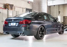Touring Edition Axleback Exhaust for BMW F10 M5 - 4" Chrome Silver Tips image 4