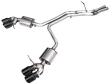Touring Edition Catback Exhaust for '22+ Porsche Macan 2.9TT - Diamond Black Tips image 1
