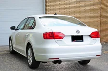 Touring Edition Exhaust for MK6 Jetta 2.5L - Diamond Black Tips image 2