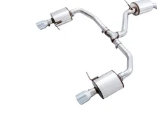 Touring Edition Exhaust for MK7 Jetta GLI w/ High Flow Downpipe (not included) - Chrome Silver Tips image 2