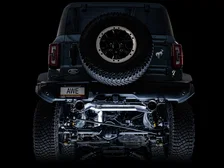 0FG Catback Exhaust for Ford Bronco with BashGuard™ - Dual 4.5" Diamond Black Tips image 4