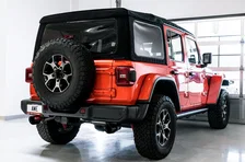 Tread Edition Axleback Dual Exhaust for Jeep JL/JLU 3.6L/2.0T - Diamond Black Tips image 9