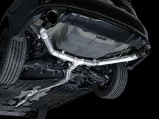 Track Edition Exhaust for FE1 Civic Si/DE4 Acura Integra - 5" Diamond Black Tips image 16
