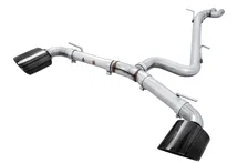 Track Edition Exhaust for Audi 8V RS 3 - Diamond Black RS-style Tips image 1