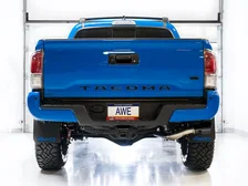 0FG Exhaust with BashGuard for 3rd Gen Tacoma - Dual Diamond Black Tips image 4