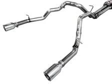 0FG Catback Exhaust for 2025+ RAM 1500 3.0TT Standard and High Output - 5” Chrome Silver Tips image 6