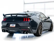 Track Edition Exhaust for S650 Ford Mustang Dark Horse - Quad Chrome Silver Tips image 9