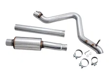 Tread Edition Catback Single-Side Exhaust for Jeep JT 3.6L - Diamond Black Tip image 2