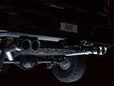 0FG Catback Exhaust for Silverado ZR2/Sierra AT4X - 4" Chrome Silver Tips image 6