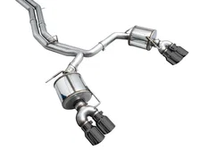Touring Edition Exhaust for Audi C8 S6/S7 - 4.5" Diamond Black Tips image 2