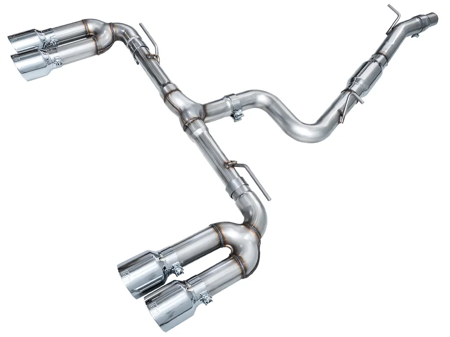 Track Edition Exhaust for Audi 8Y S3 - 4.5" Chrome Silver Tips