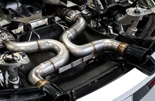 Performance Exhaust for McLaren 720S - Diamond Black Tips image 1