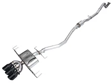 Touring Edition Exhaust for DE5 Integra Type-S - Triple Diamond Black Tips image 1
