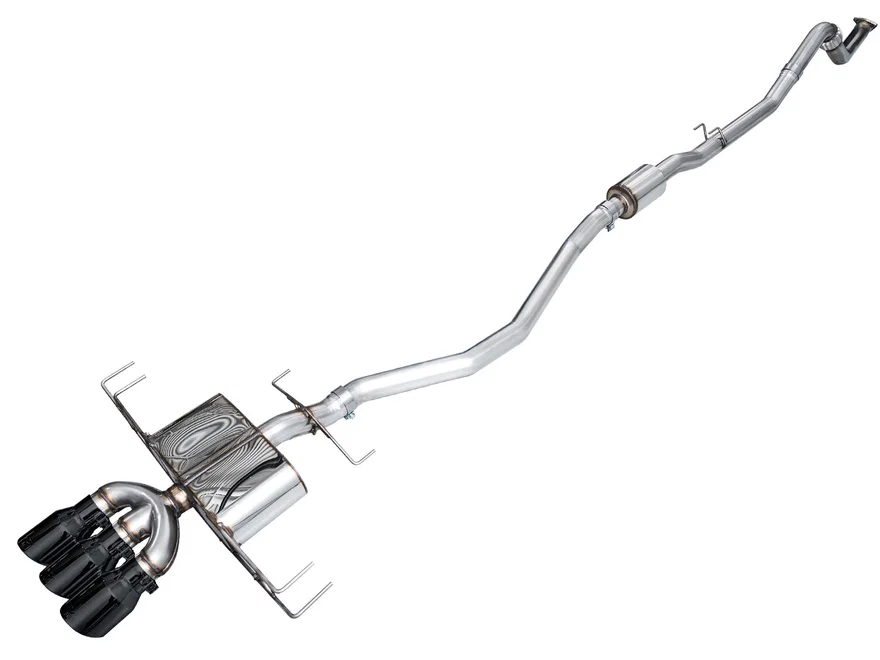 Touring Edition Exhaust for DE5 Integra Type-S - Triple Diamond Black Tips