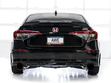 Track Edition Exhaust for FE1 Civic Si/DE4 Acura Integra - 5" Diamond Black Tips image 13