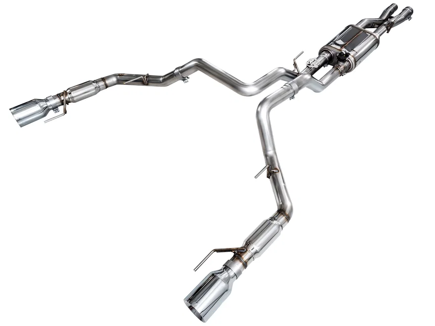 SwitchPath™ Exhaust for Gen 3 Raptor - Chrome Silver Tips for Ford F-150