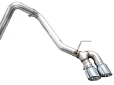 0FG Exhaust for 4th Gen Toyota Tacoma - Dual Chrome Silver Tips image 4