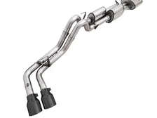 0FG Exhaust with BashGuard for 3rd Gen Tacoma - Dual Diamond Black Tips image 8