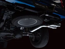 0FG Dual Side Exit Exhaust for '21+ Ford F-150 - 4.5" Chrome Silver Tips image 10