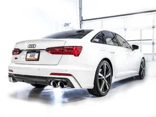 Track Edition Exhaust for Audi C8 S6/S7 - 4.5" Chrome Silver Tips image 12