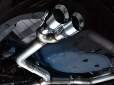 Track Edition Catback Exhaust for VB Subaru WRX - 4" Chrome Silver Tips image 13