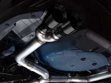Track Edition Catback Exhaust for VB Subaru WRX - 4" Diamond Black Tips image 13