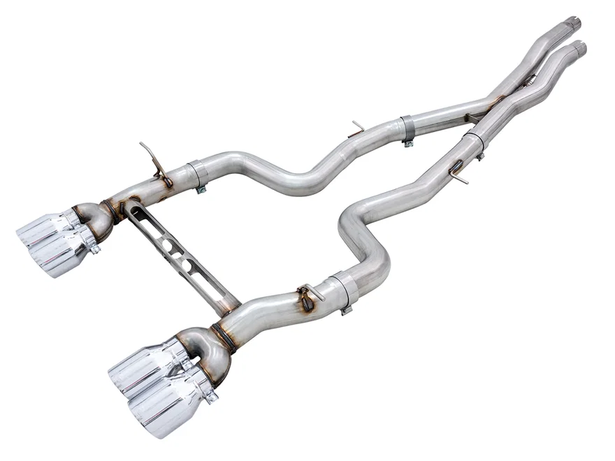 Track Edition Catback Exhaust for BMW F8X M3/M4 - 4" Chrome Silver Tips