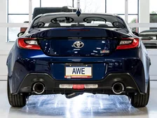 Touring Edition Exhaust for Subaru BRZ / Toyota GR86 / Toyota 86 / Scion FR-S - 5" Chrome Silver Tips image 11