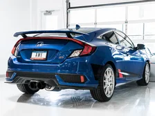 Track Edition Exhaust for 10th Gen Civic Si Coupe / Sedan (includes Front Pipe) - Dual Diamond Black Tips image 4