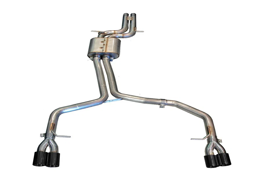 Track Edition Exhaust System for B8 S5 4.2L - 3.5" Diamond Black Tips
