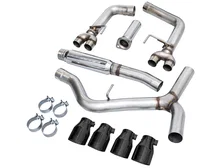 Track Edition Catback Exhaust for VB Subaru WRX - 4" Diamond Black Tips image 5