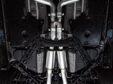 Track Edition Exhaust for Nissan Z - Chrome Silver Tips image 7