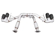 Track Edition Exhaust for C8 Corvette - 4.5" Diamond Black Tips image 5