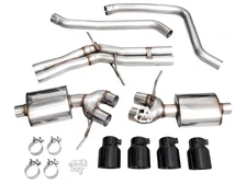 Touring Edition Catback Exhaust for '22+ Porsche Macan 2.9TT - Diamond Black Tips image 5