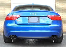 Track Edition Exhaust System for B8 S5 4.2L - 3.5" Chrome Silver Tips image 2