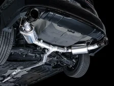 Touring Edition Exhaust for FE1 Civic Si/DE4 Acura Integra - 5" Diamond Black Tips image 9