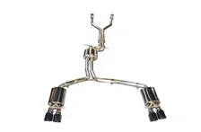 Touring Edition Exhaust for Audi C7 S6 4.0T - Diamond Black Tips image 1