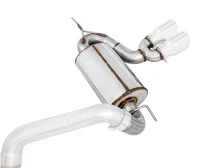 Touring Edition Cat-back Exhaust for Ford Focus ST - Resonated - Chrome Silver Tips image 2