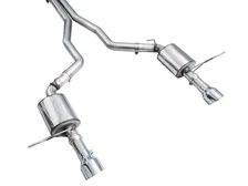Touring Edition Exhaust for Dodge Durango 6.4 / 6.2 SC - Chrome Silver Tips image 3