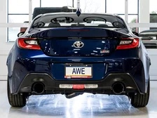 Track Edition Exhaust for Subaru BRZ / Toyota GR86 / Toyota 86 / Scion FR-S - 5" Diamond Black Tips image 6