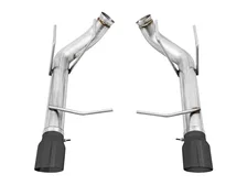 Track Edition Axleback Exhaust for the S197 Ford Mustang GT - Diamond Black Tips image 2