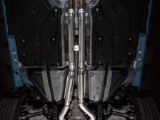 Touring Edition Exhaust for S650 Ford Mustang GT Fastback - Dual Diamond Black Tips image 7