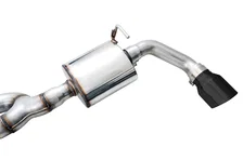 Tread Edition Axleback Dual Exhaust for Jeep JK/JKU 3.6L - Diamond Black Tips image 6