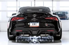 Resonated Touring Edition Exhaust for A90 Supra - 5" Diamond Black Tips for Toyota GR Supra image 2