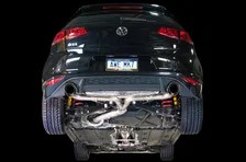 Touring Edition Exhaust for VW MK7 GTI - Chrome Silver Tips image 2