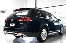 Touring Edition Exhaust for VW Golf Alltrack / Sportwagen 4Motion - Chrome Silver Tips image 6