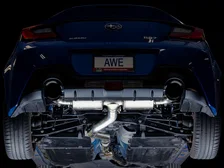 Touring Edition Exhaust for Subaru BRZ / Toyota GR86 / Toyota 86 / Scion FR-S - 5" Diamond Black Tips image 6