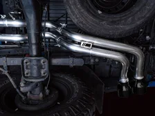 0FG Exhaust with BashGuard for 3rd Gen Tacoma - Dual Diamond Black Tips image 20