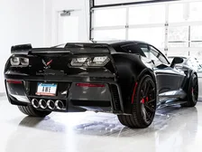 Track Edition Axleback Exhaust for C7 Corvette - 4.5" Chrome Silver Tips image 6